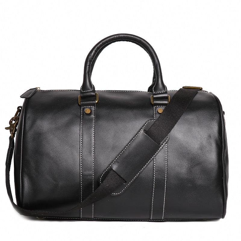Genuine Leather Retro Satchel Crossbody Bag