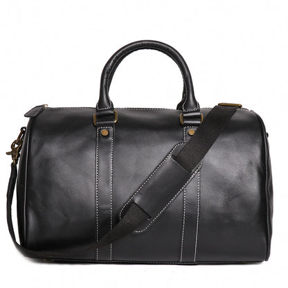 Genuine Leather Retro Satchel Crossbody Bag