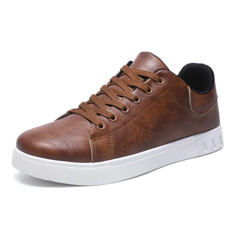 Modieuze veelzijdige casual heren PU sneakers met ronde neus