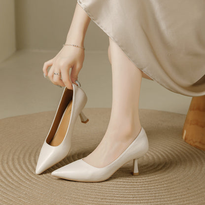 Retro Pointed Toe Pumps