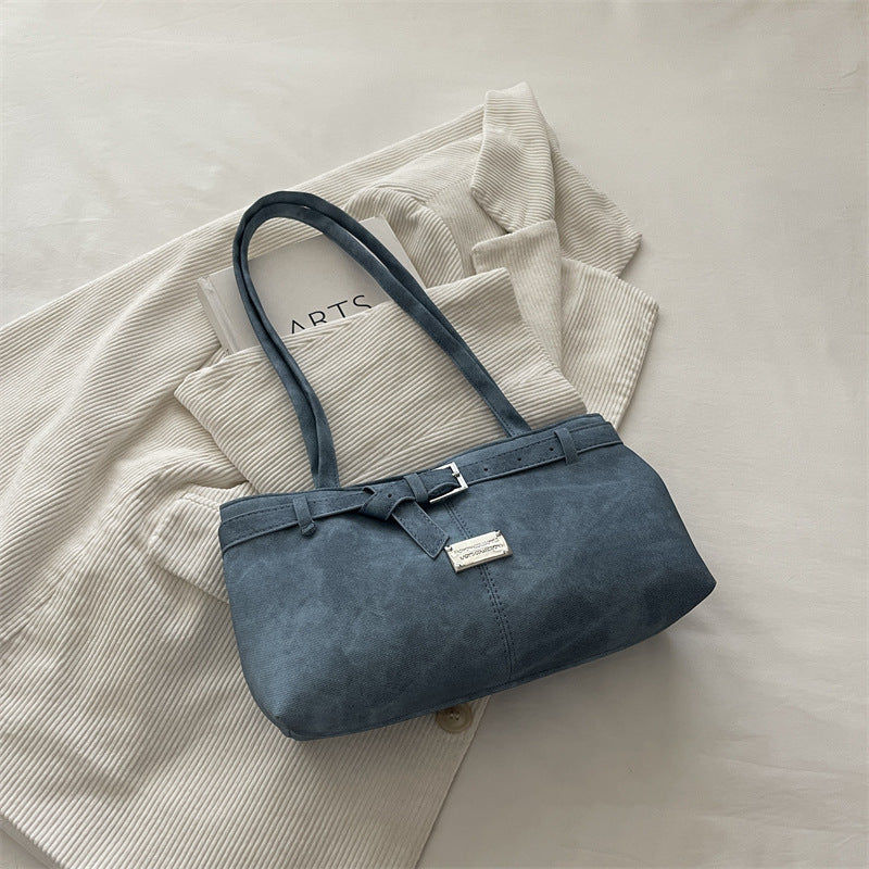 Retro Minimalist Women Shoulder Handbag