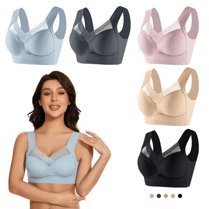 Wireless Seamless Push-Up Bra Ice Silk Lingerie