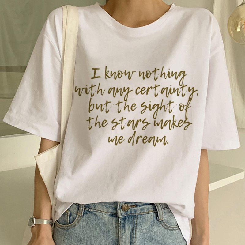 Van Gogh T-shirt Kunstschilderij T-shirt Dames