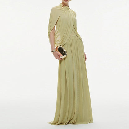 Round neck fresh chiffon fashion dress
