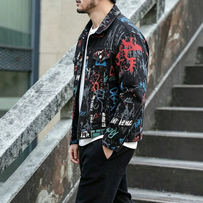 Denim Jacket Men's Street Fashion Brand Lel Work Jacket