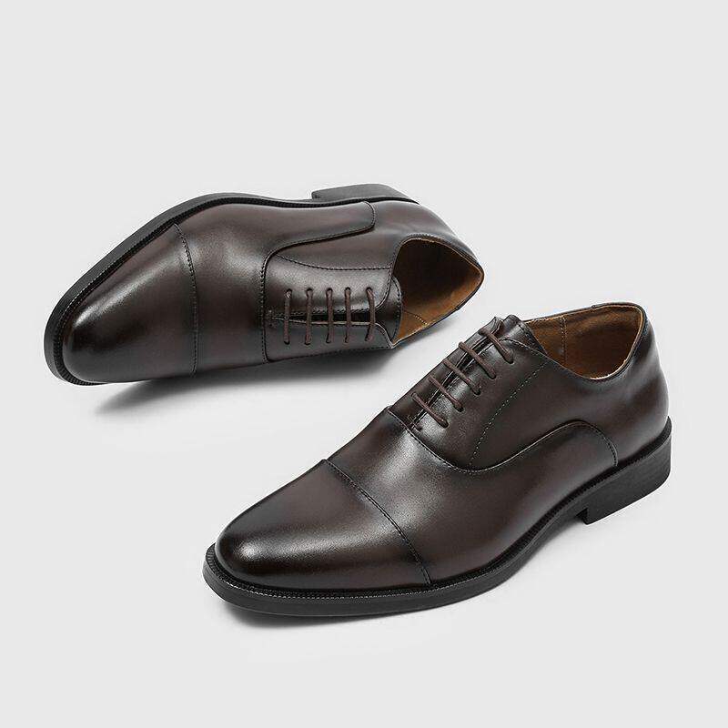 Classic Three-Strap Derby Oxford Shoes