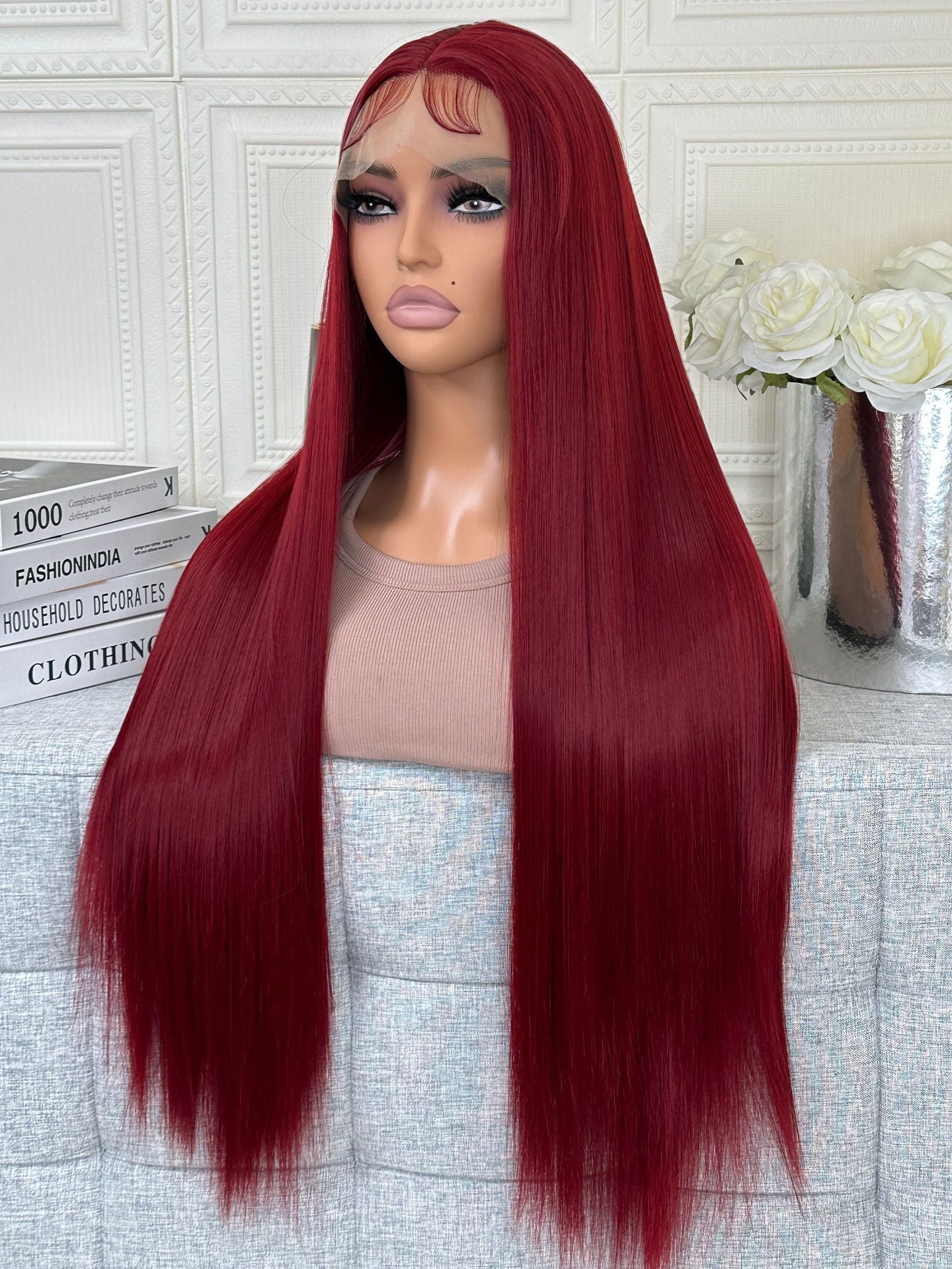 Women's Lace Front Straight Synthetic Wig