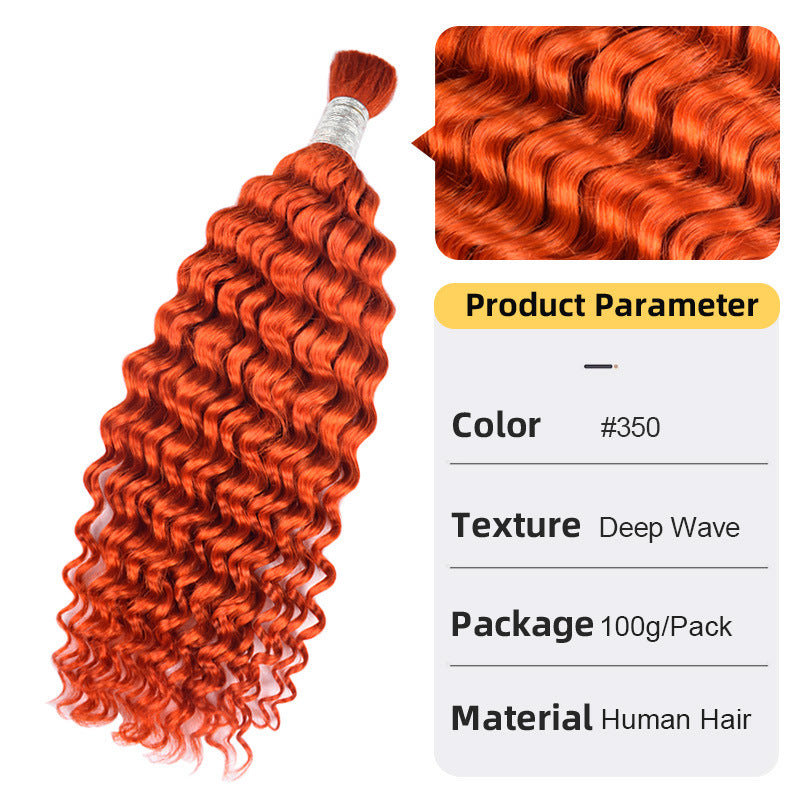 Deep Wave Real Hair Dreadlocks Braids