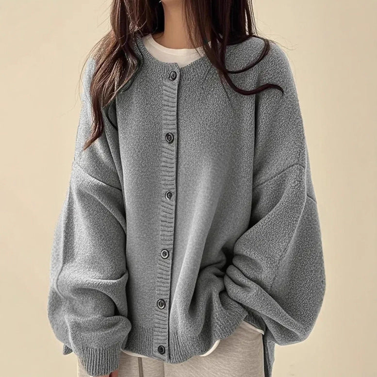 Retro Button Knitted Cardigan