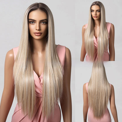 Lace Front Long Straight Wig
