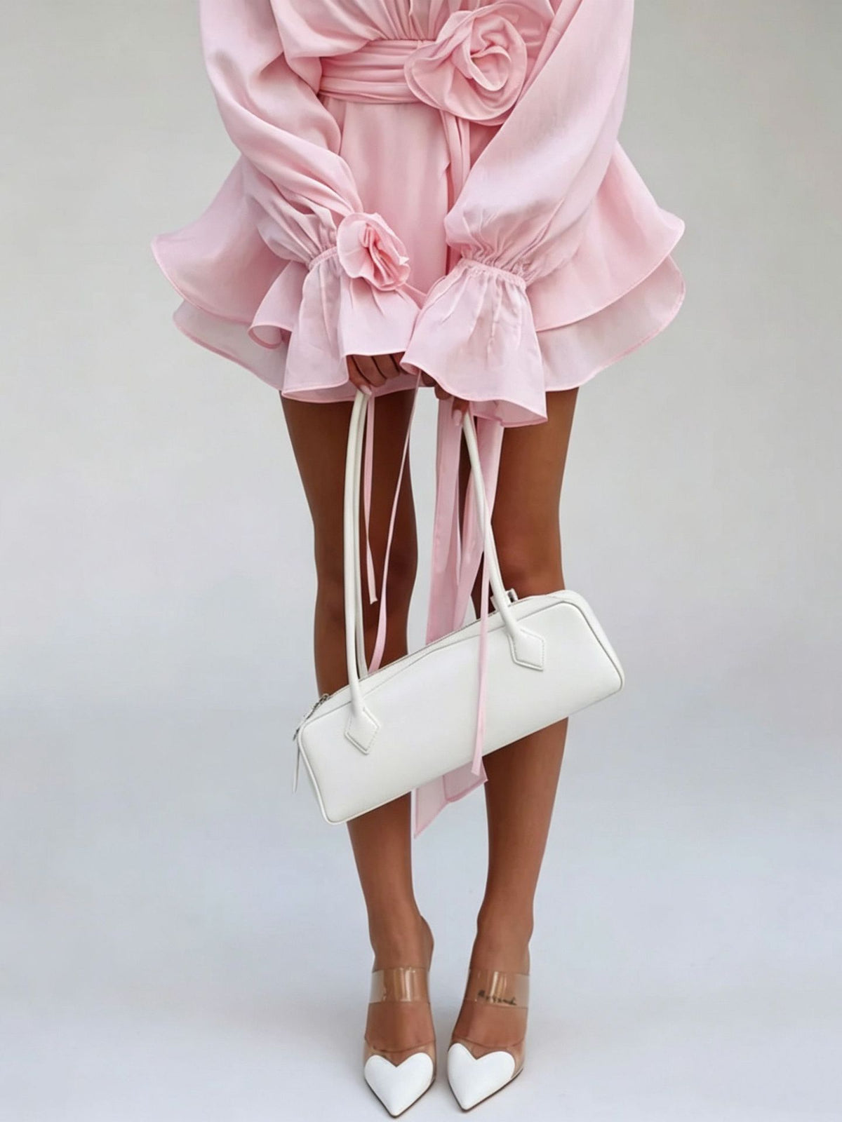 Elegant Chiffon Floral Dress