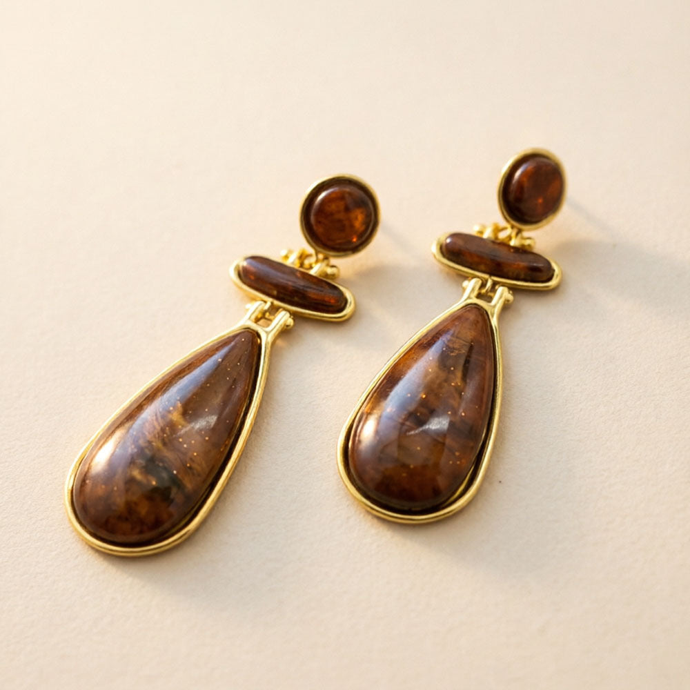 Retro waterdrop earrings