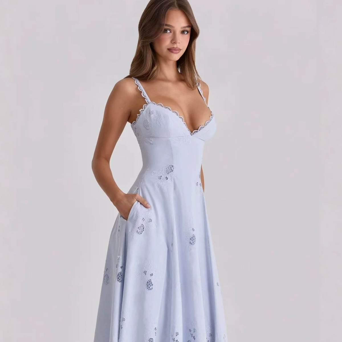 Women's embroidered dress