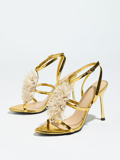 Fashionable high-heeled shoes