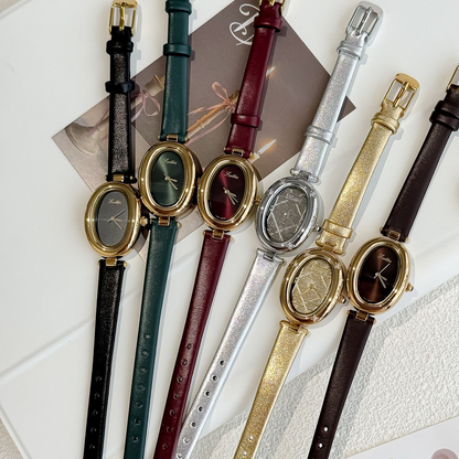 Oval Retro Quartz Watch for Women