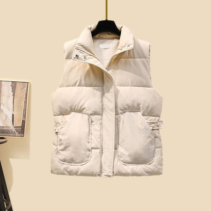 Dames puffervest coltrui baggy broek tweedelige/driedelige set of los