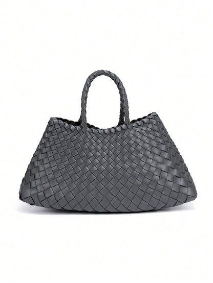 Niche Design Light Luxury Simple Handbag Woven Vegetable Basket