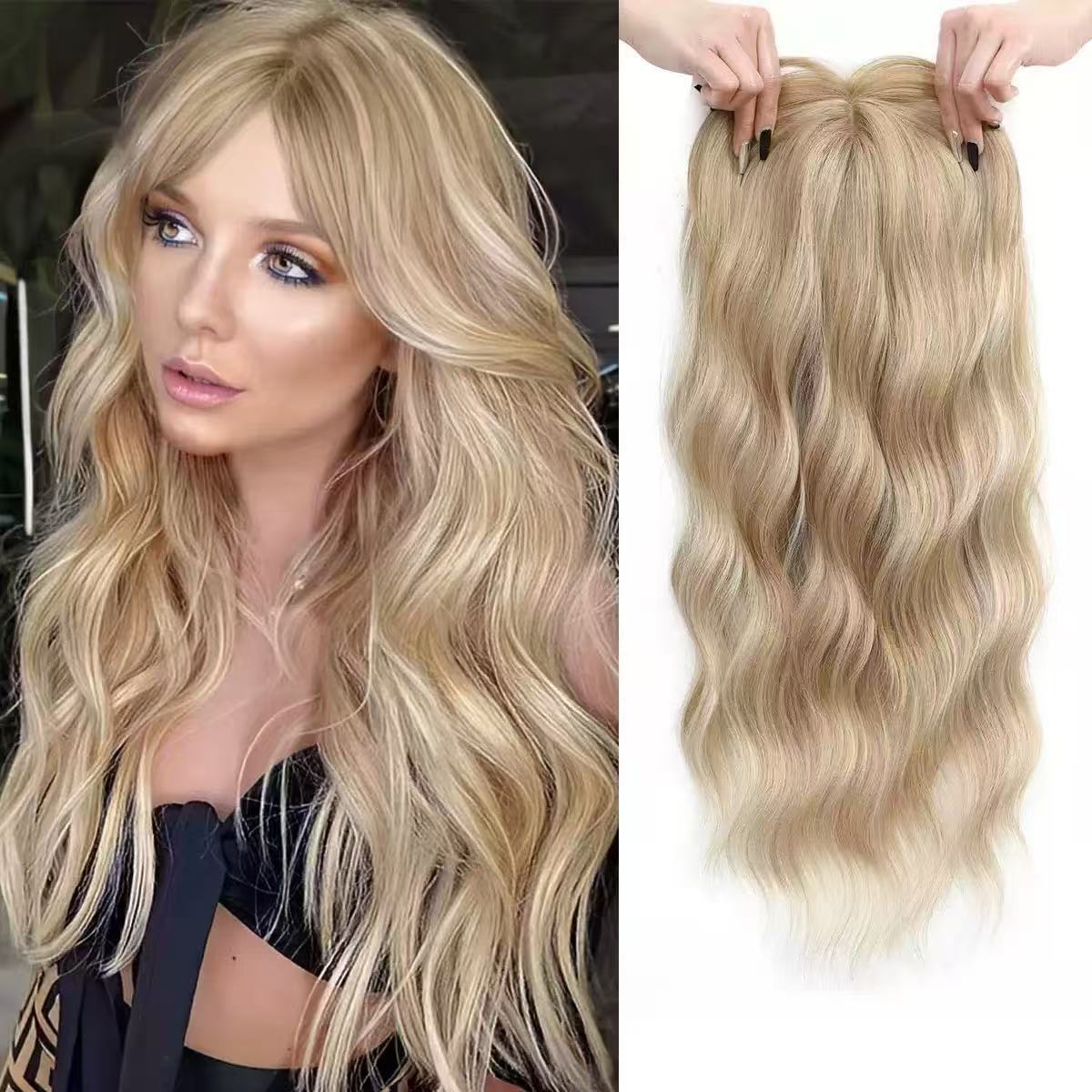 Water Wave Synthetic Hair Replacement Piece