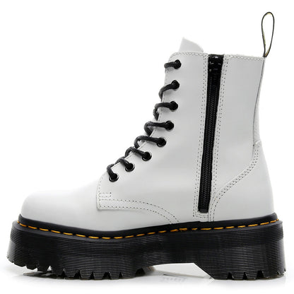 Platform Bottom Lace-up Tooling Boots