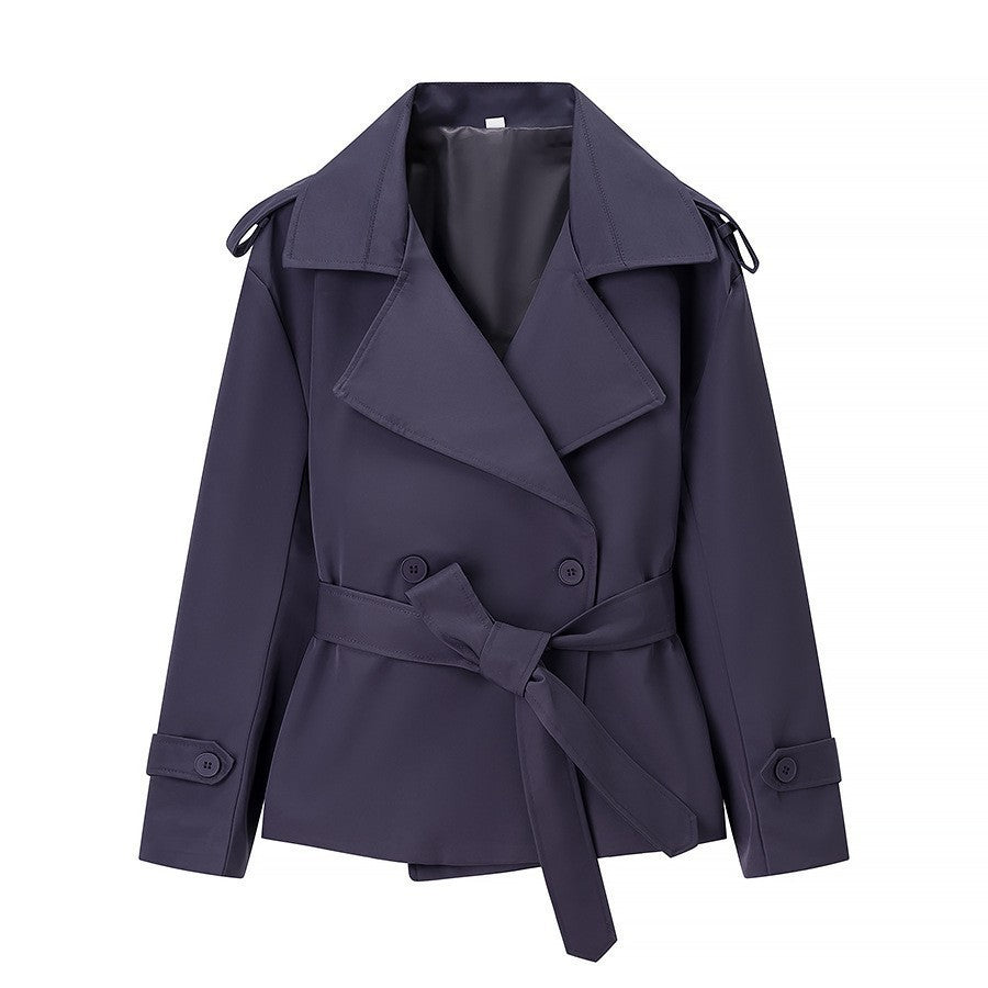 Womens Belted Short Jacket