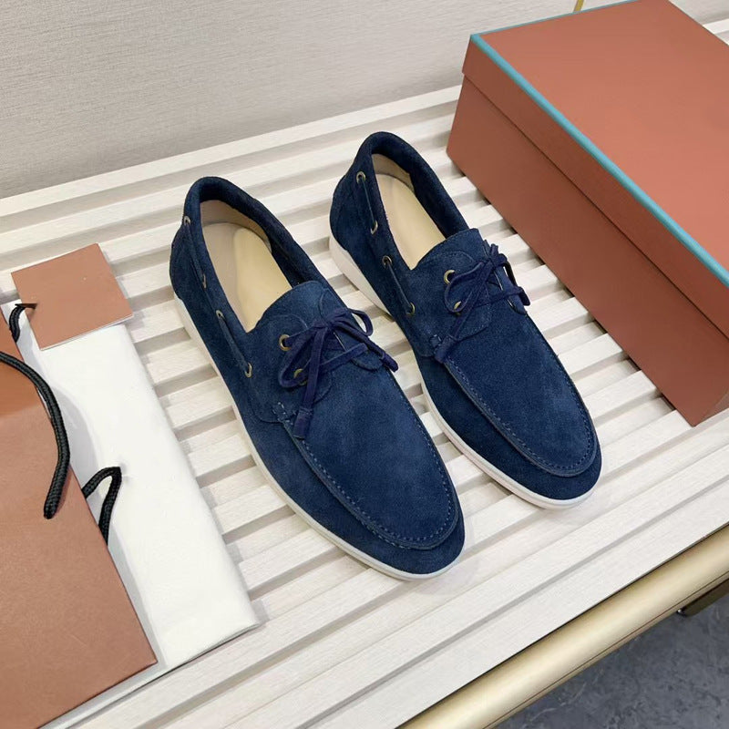 Casual Leather Shoes Simple All-match Fashion Men's Leather Loafers