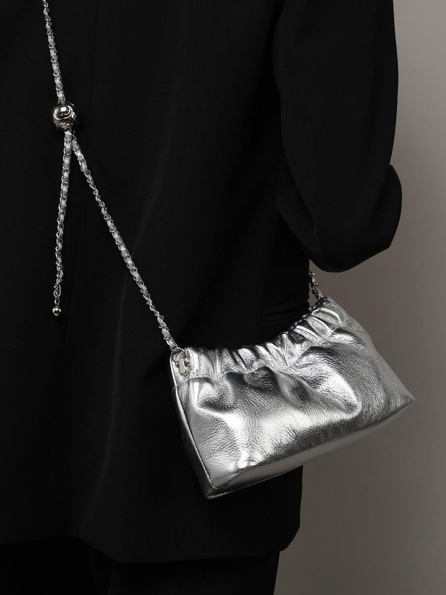 Womens Top Layer Cowhide Crossbody Bag