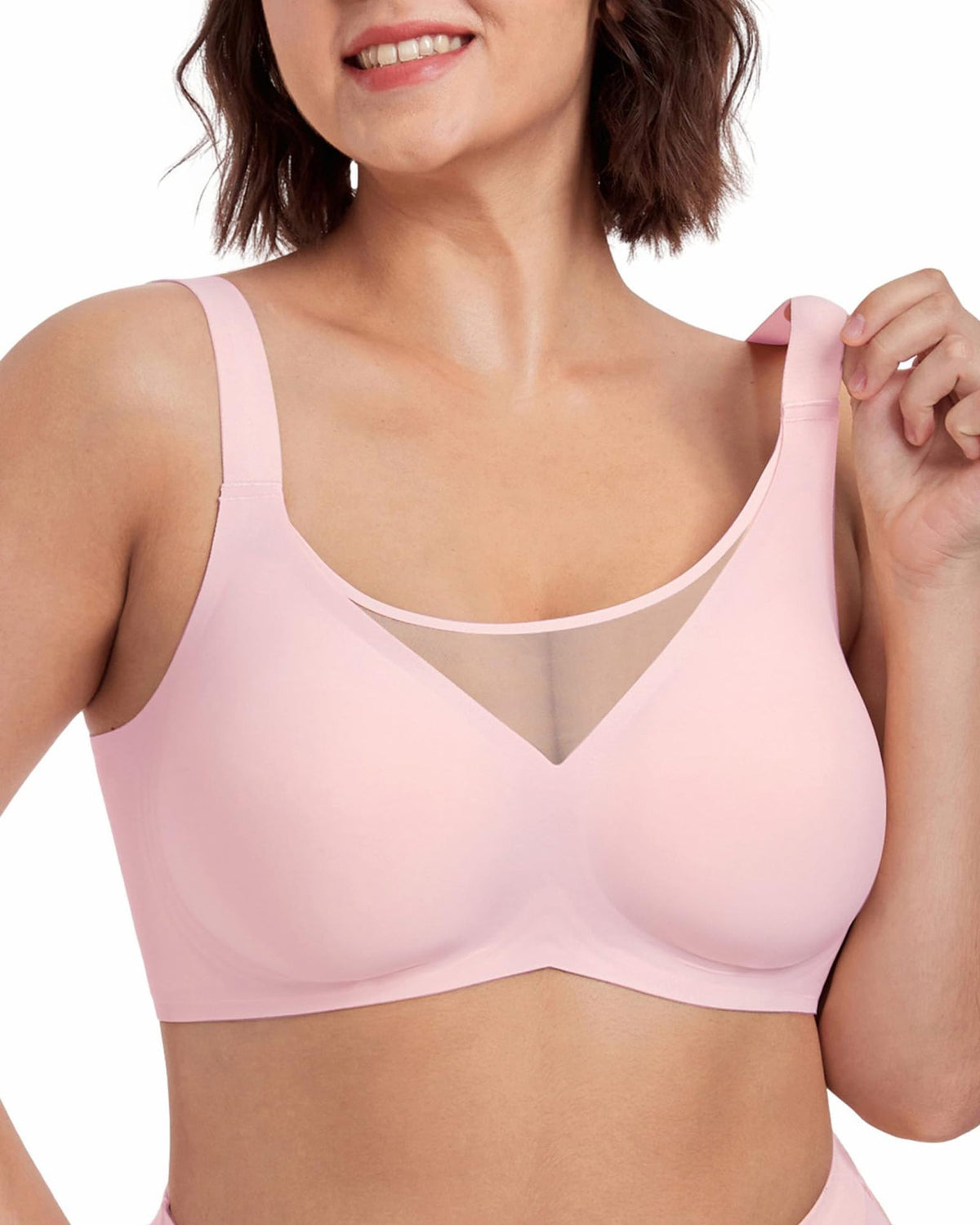 Seamless Wireless Minimizer Bra