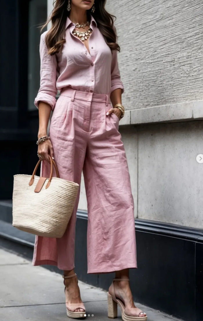 Elegant Women's Casual Suit Set