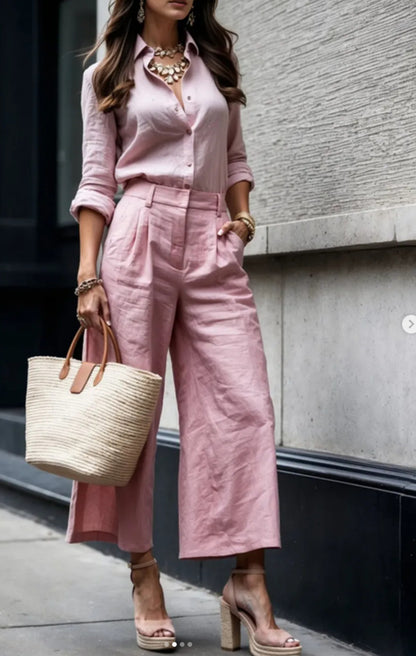 Elegant Women's Casual Suit Set