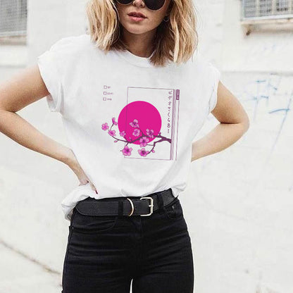 T-shirt met persoonlijkheid en print