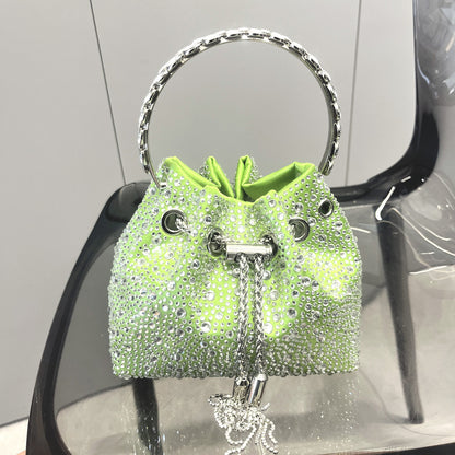 Diamond Crystal Bucket Bag