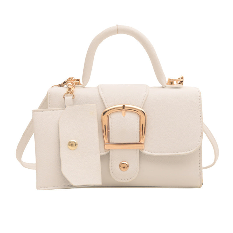 Candy Color Retro Small Square Crossbody Bag