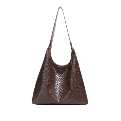 Woven Retro Crossbody Bag with Large Capacity