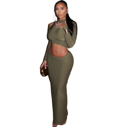 Comfortabel cropped dameskostuum