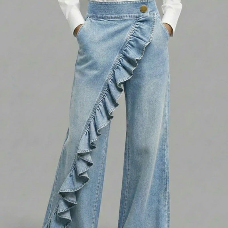 Vintage High Waist Straight Leg Jeans
