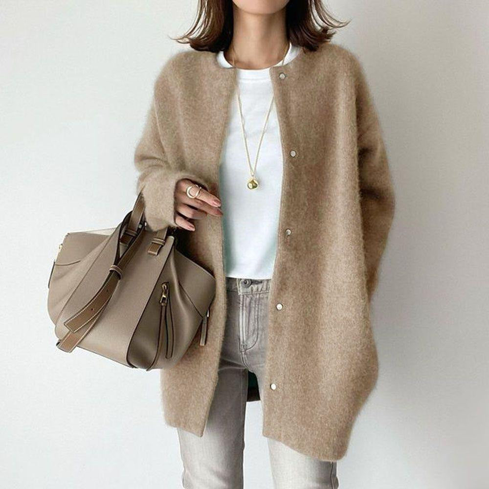Womens Soft Knit Cardigan Jacket