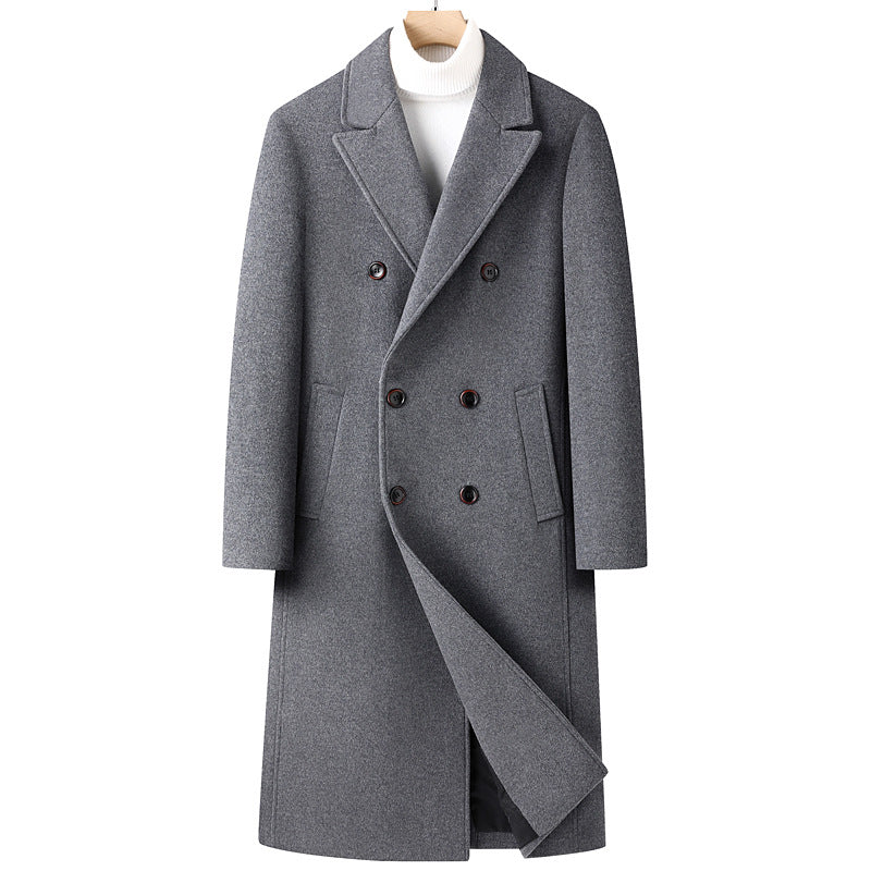 Double Breasted Wool Overcoat