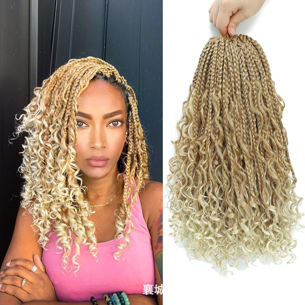 Synthetic fiber braids