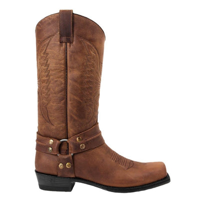 Square Heel Knight Boots for Men