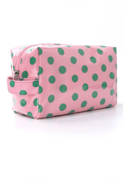 Duurzame PVC make-uptas met stippen