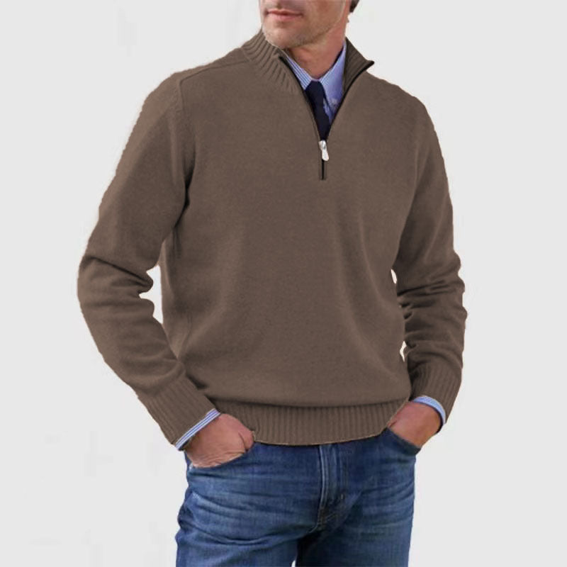 Mens Acrylic Knit Pullover Sweater