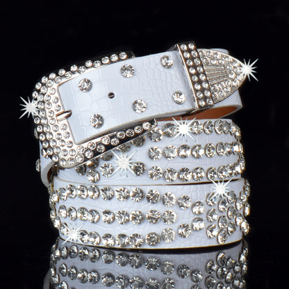 Rhinestone Decorative Waist Belt for Women