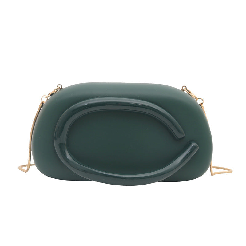 Elegant Chain Strap Clutch Bag