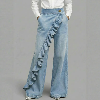 Vintage High Waist Straight Leg Jeans