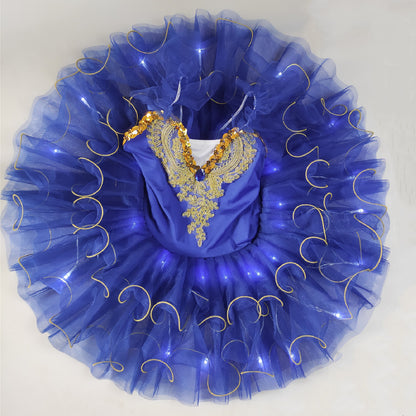 Girls Luminous Ballet Performance Dress