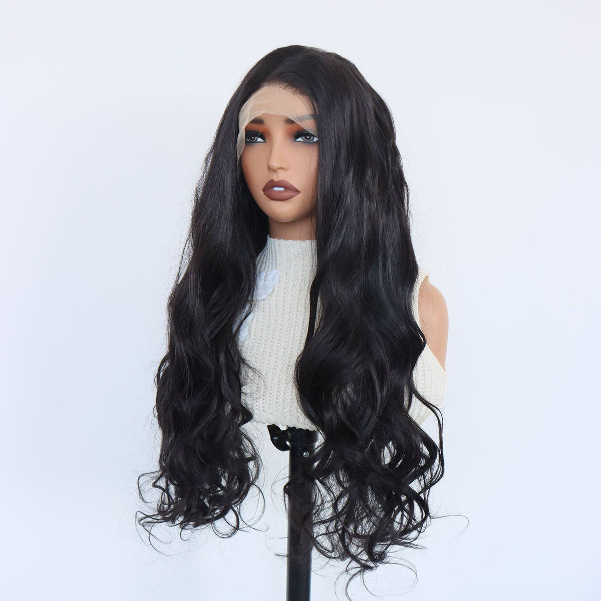Long Curly Synthetic Lace Front Wig