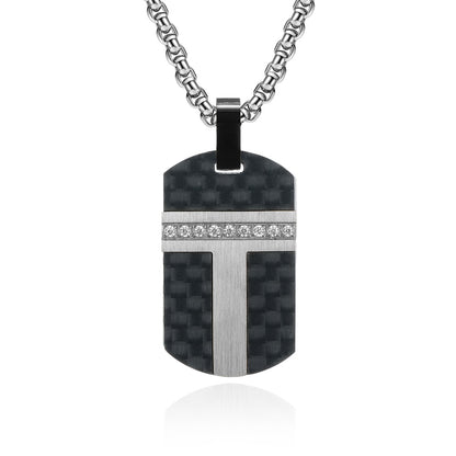 Retro-style trendy rhinestone necklace