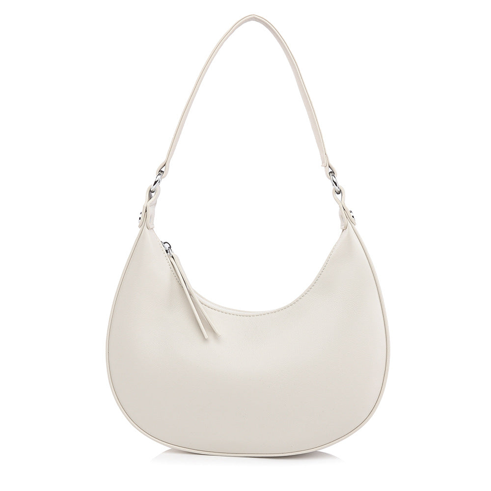 Niche-design crescent-shaped handbag for women