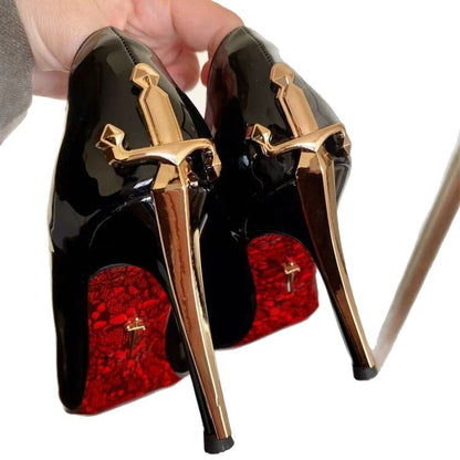 Red Sole Pointed Toe High Heels