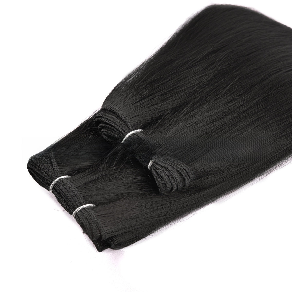 Heat Resistant Synthetic Hair Extensions Straight Weft